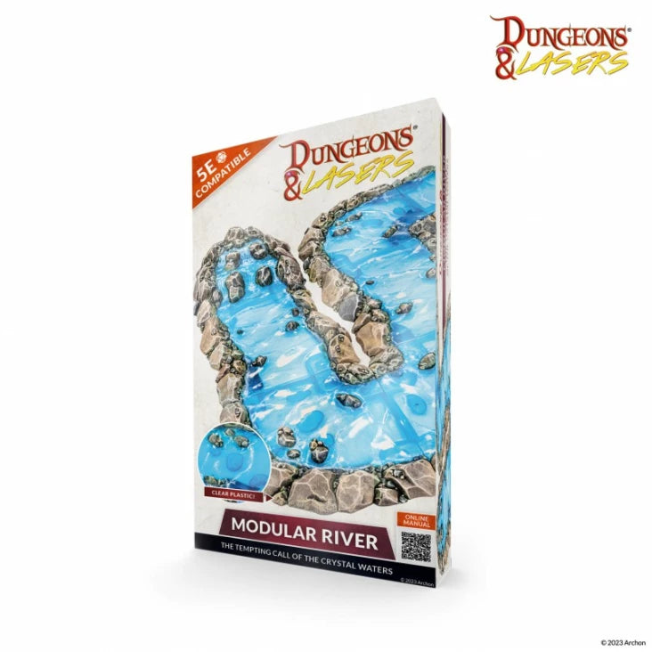 Dungeons & Lasers Fantasy Terrain: Modular River