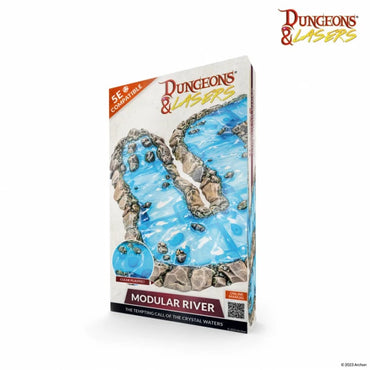Dungeons & Lasers Fantasy Terrain: Modular River