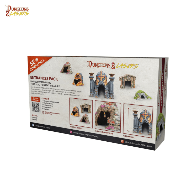 Dungeons & Lasers Terrain: Entrances Pack
