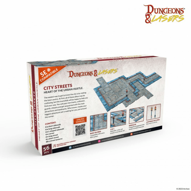 Dungeons & Lasers Terrain Fantasy: City Streets