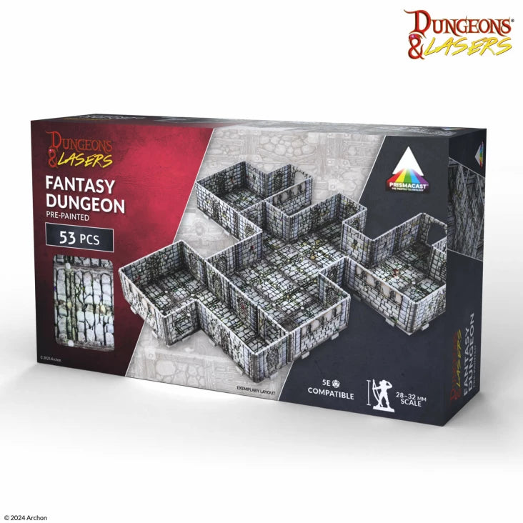 Dungeons & Lasers Fantasy Terrain Pre-Painted: Fantasy Dungeon