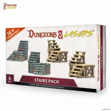 Dungeons & Lasers Fantasy Terrain: Stairs Pack
