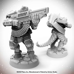 Mini Starfinder: Vesk Free Captain