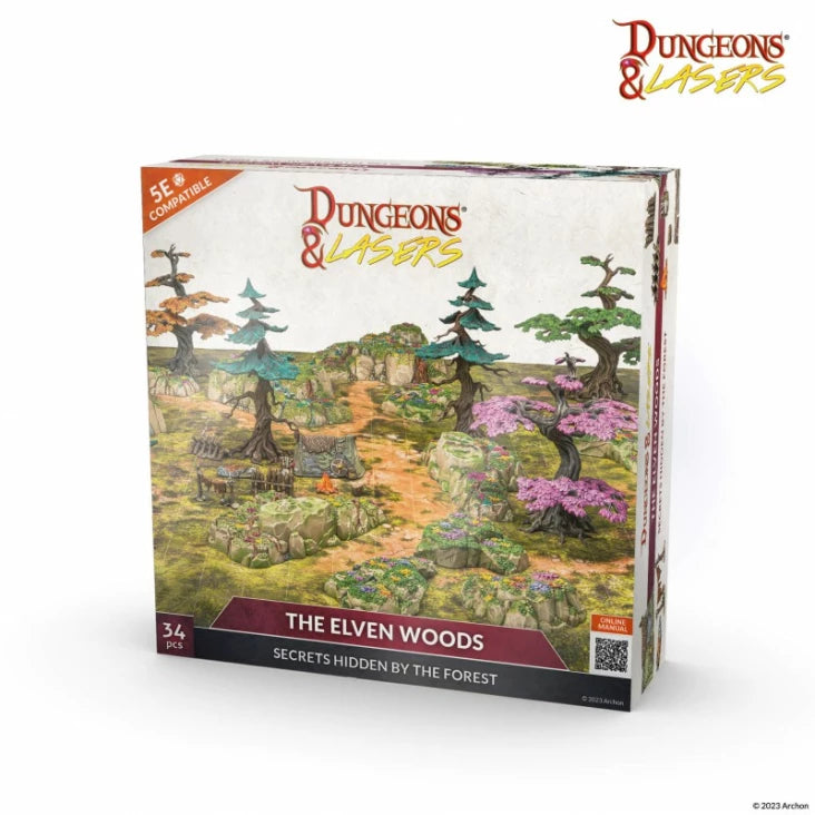 Dungeons & Lasers Fantasy Terrain: The Elven Woods