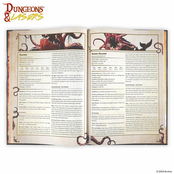 Dungeons & Dragons Deuslair: The World Of... Bestiary Book