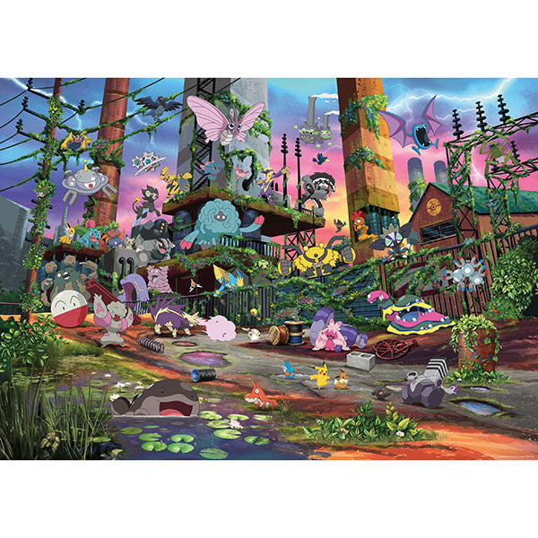 Puzzle Ravensburger: 1000 piece Pokemon- Pokémon Breakout #2- Jolteon, Power Plant