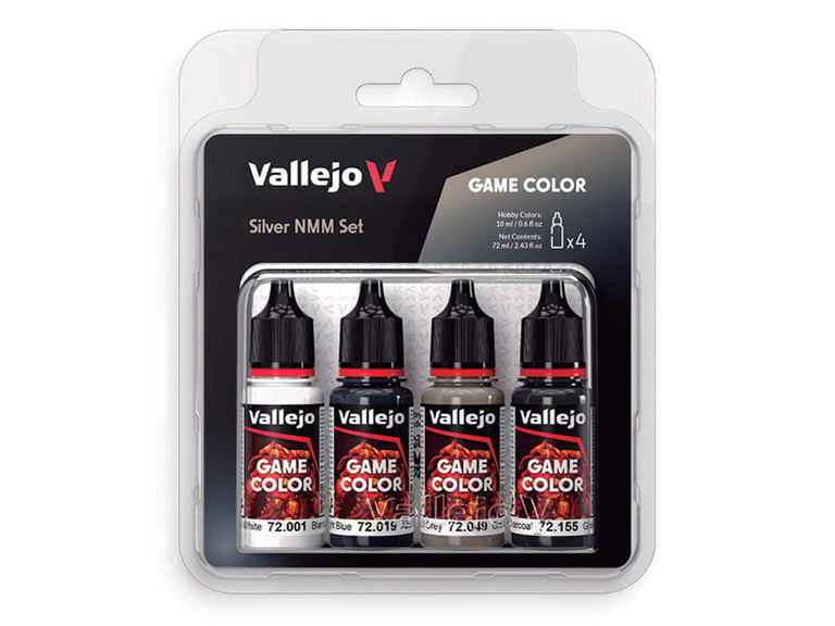 Paint Vallejo Game Color Set: 4 Color Set, 18 ml.