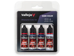 Paint Vallejo Game Color Set: 4 Color Set, 18 ml.