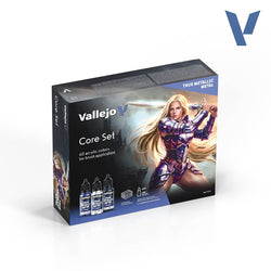 Paint Vallejo True Metallic Metal Set: Core Set (60 Colors) (Special Box), 18 ml.