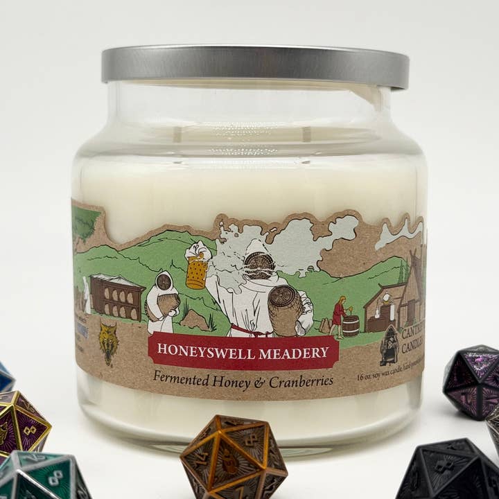 Cantrip Candles: 16oz Glass Norse Foundry