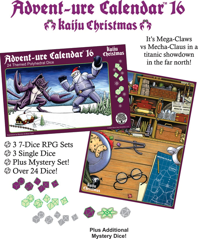 Dice Black Oak: Advent-ure Calendar