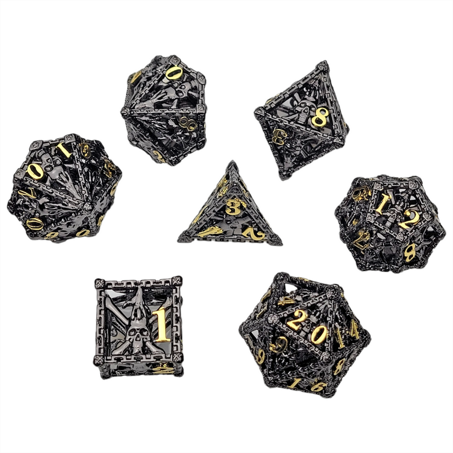 Dice Forged: Poly 7 set Hollow
