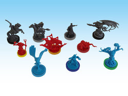 Lord of the Rings War of the Ring: Colored Plastic Rings