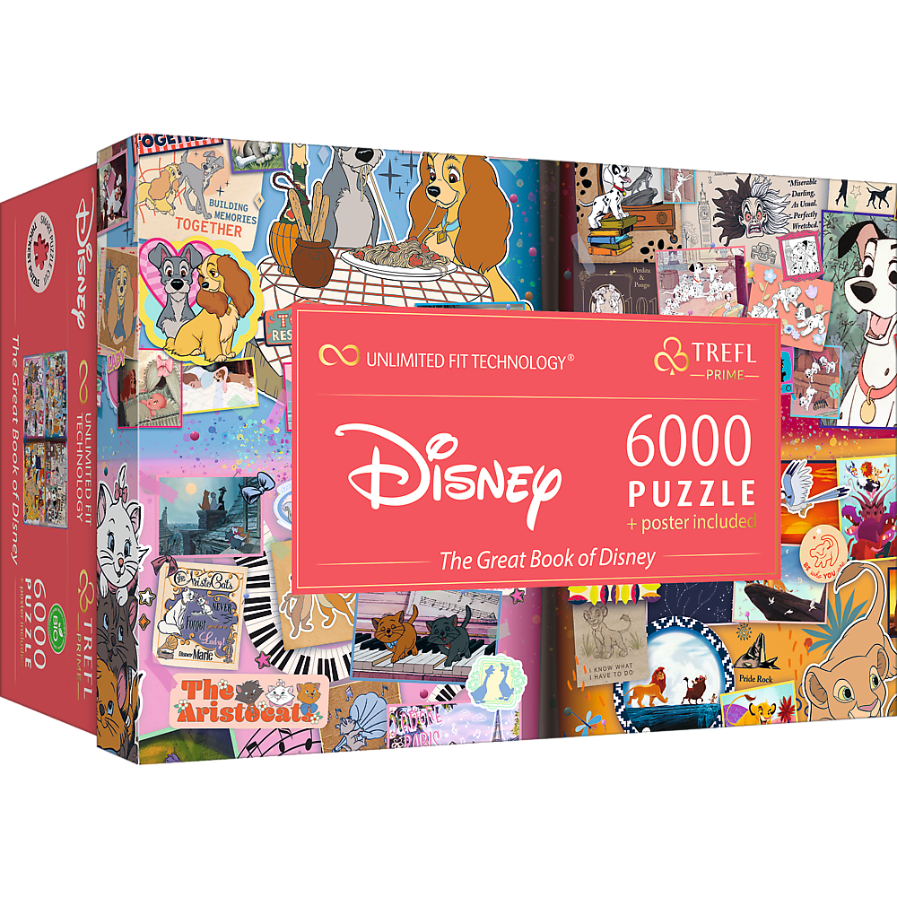 Puzzle Trefl: 6000 piece The Great Book of Disney