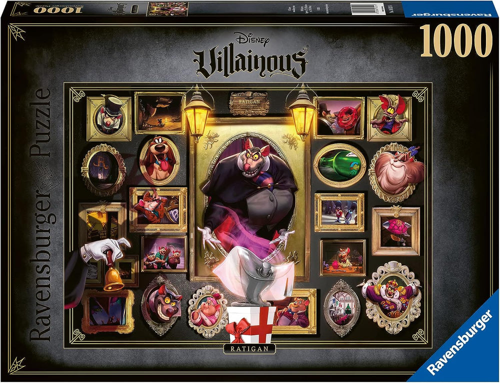 Puzzle Ravensburger: 1000 piece Disney Villainous: Ratigan