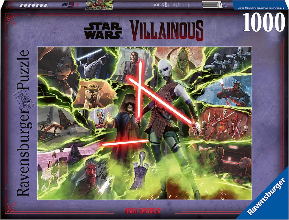 Puzzle Ravensburger: 1000 piece Star Wars Villainous: Asajj Ventress
