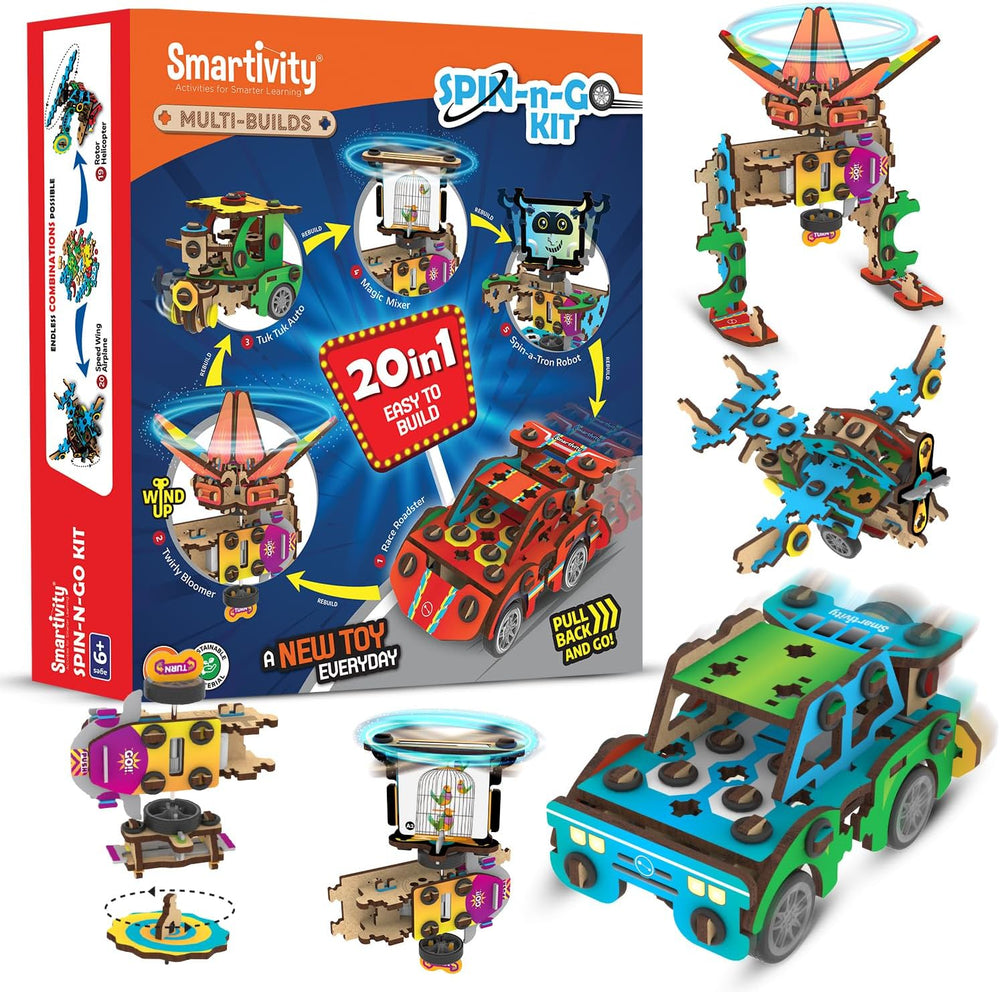 Smartivity: Multibuilds - Spin-n-Go Kit