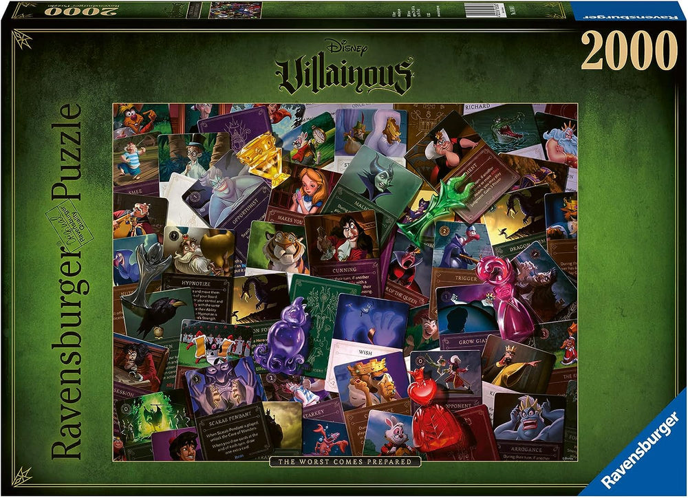 Puzzle Ravensburger: 2000 piece Disney Villainous: All Villains