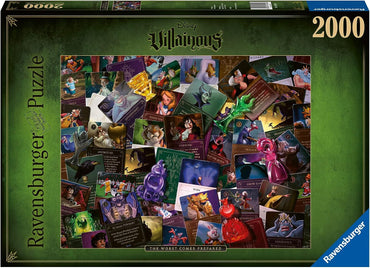 Puzzle Ravensburger: 2000 piece Disney Villainous: All Villains