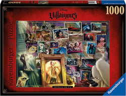 Puzzle Ravensburger: 1000 piece Disney Villainous: Cruella de Vil
