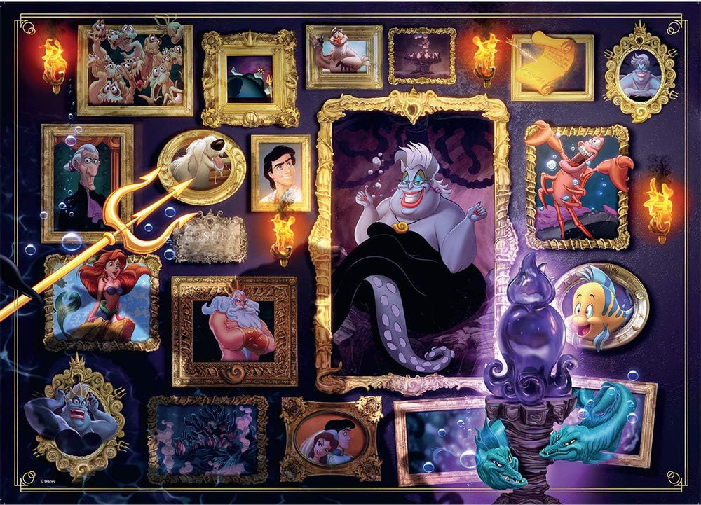 Puzzle Ravensburger 1000 piece Villainous - Ursula
