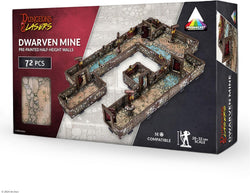 Dungeons & Lasers Fantasy Terrain Pre-Painted: Dwarven Mine
