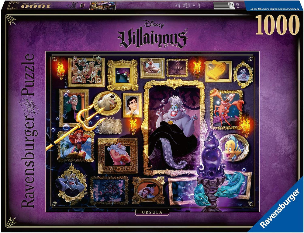 Puzzle Ravensburger 1000 piece Villainous - Ursula