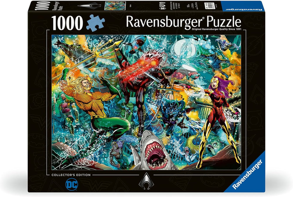 Puzzle Ravensburger: 1000 piece Aquaman Collector's Edition