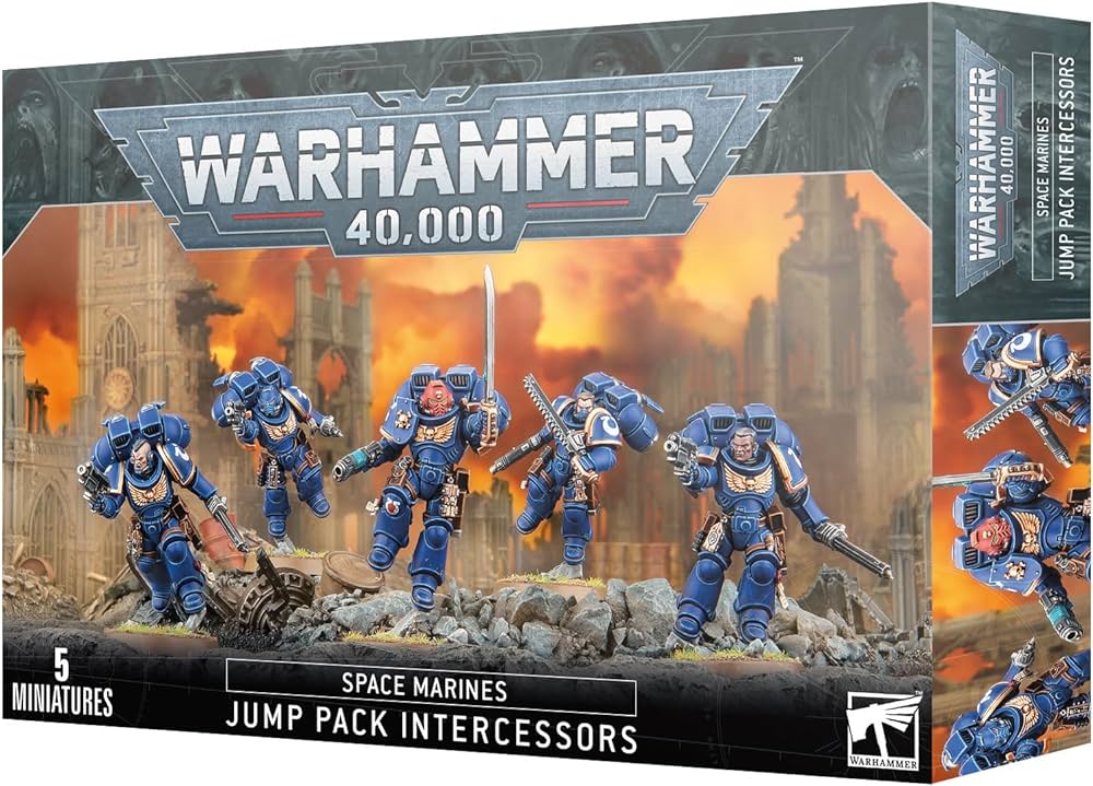 Warhammer 40K Space Marines: Jump Pack Intercessors