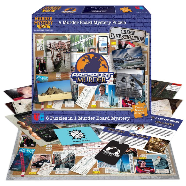 Puzzle Case File: Passport to Murder