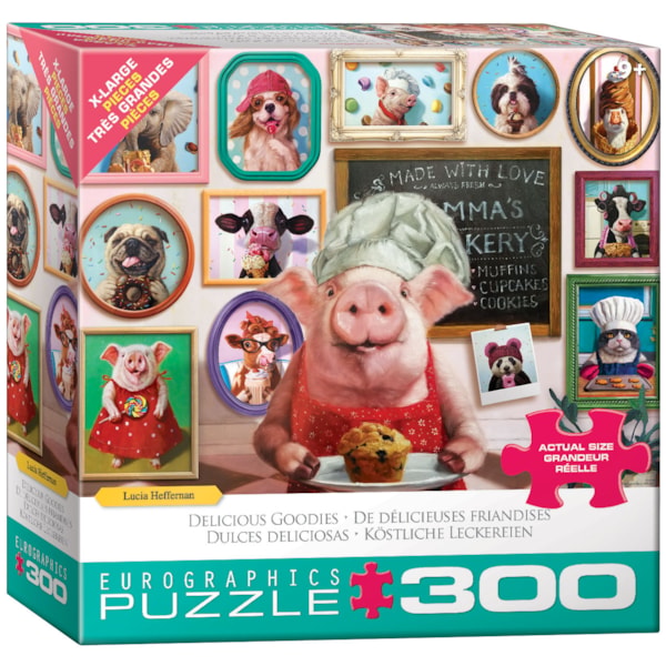 Puzzle Eurographics:  300 large piece Delicious Goodies