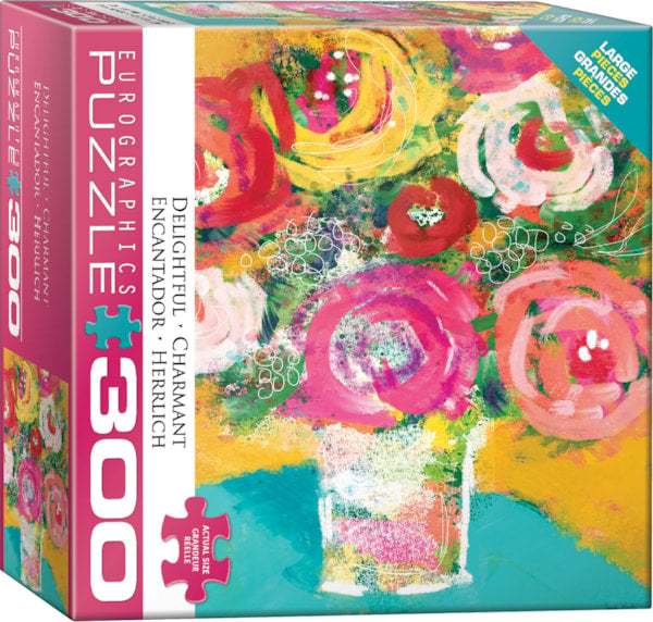 Puzzle Eurographics:  300 large piece Delightful by Linda Woods