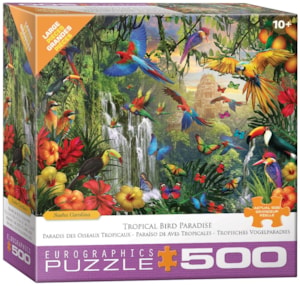 Puzzle Eurographics:  500 large piece Tropical Bird Paradise by Sasha Carolina