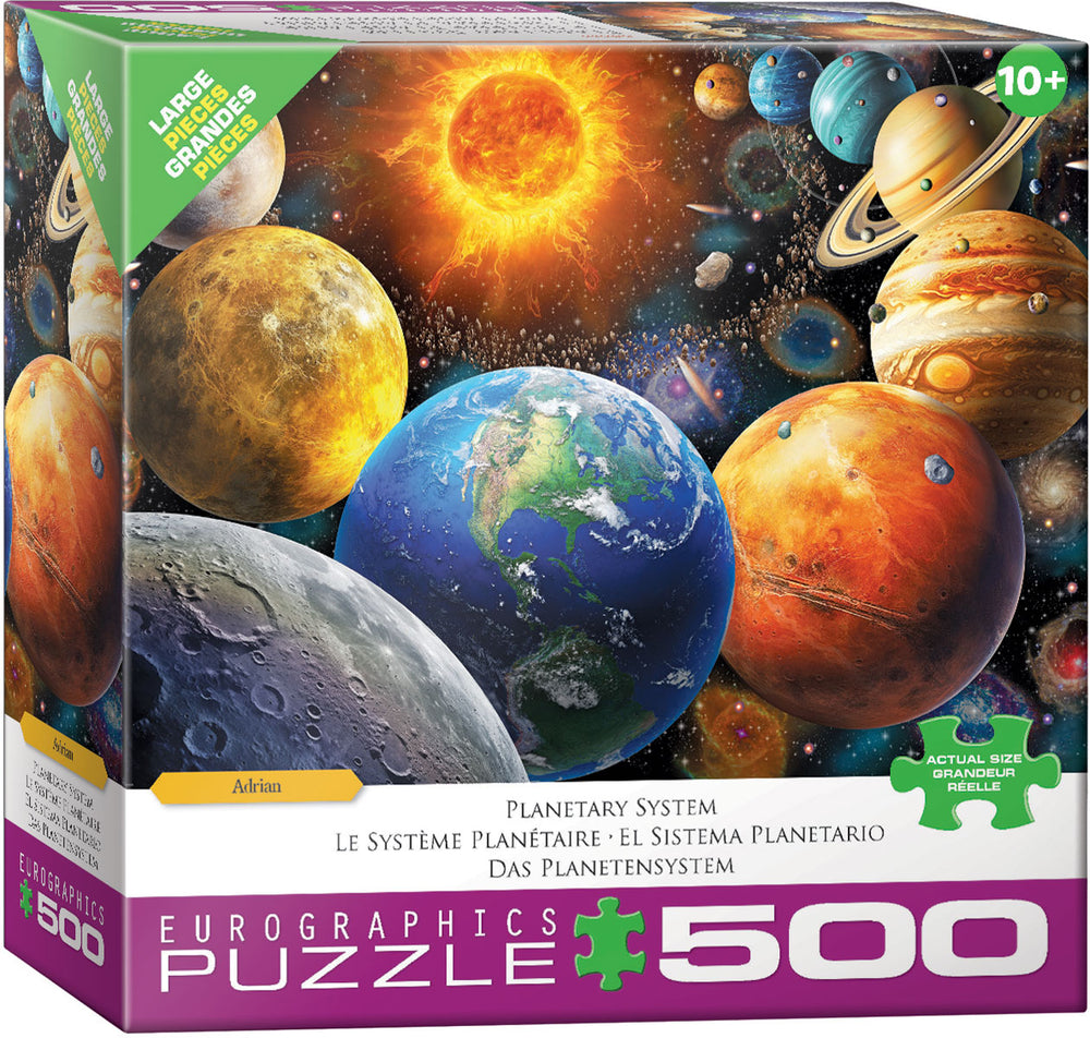 Puzzle Eurographics: 500 large piece Solar System