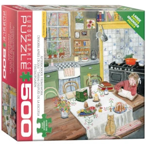 Puzzle Eurographics:  500 large piece Afterschool Homework by Gwen van Knippenberg