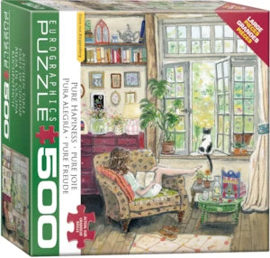 Puzzle Eurographics:  500 large piece Pure Happiness by Gwen van Knippenberg