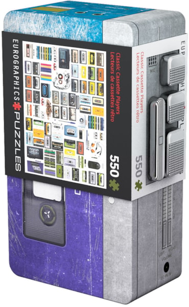 Puzzle Eurographics:  550 piece Classic Cassette Player