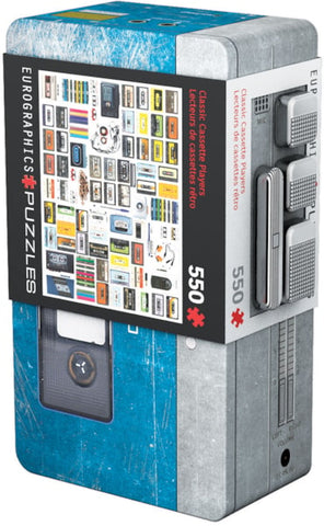Puzzle Eurographics:  550 piece Classic Cassette Player