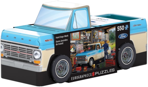 Puzzle Eurographics:  550 piece Pickup Truck Tin