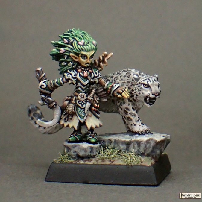Mini Reaper Pathfinder: Lini, Iconic Gnome Druid (2e)