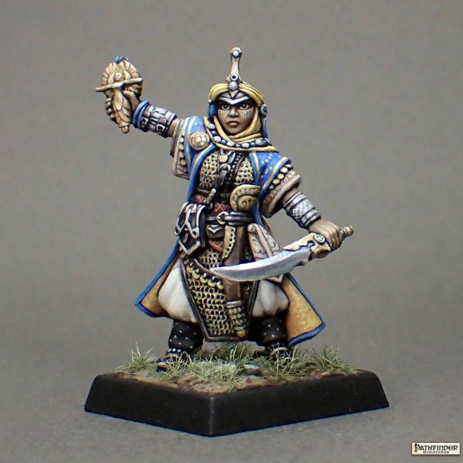Mini Reaper Pathfinder: Kyra, Iconic Human Cleric (2e)