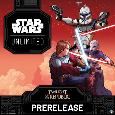 Star Wars: Unlimited - Twilight of the Republic Prerelease ticket - Sun, Nov 03