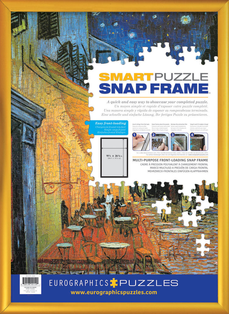 Puzzle Eurographics: Frame - Assembled Aluminum Snap