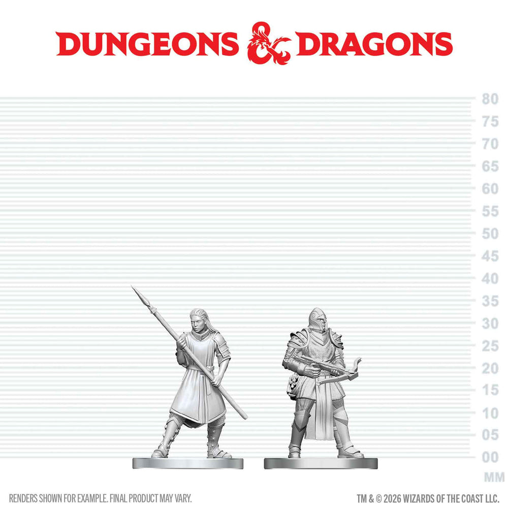 Mini Dungeons & Dragons Nolzur's Marvelous: Town Guards