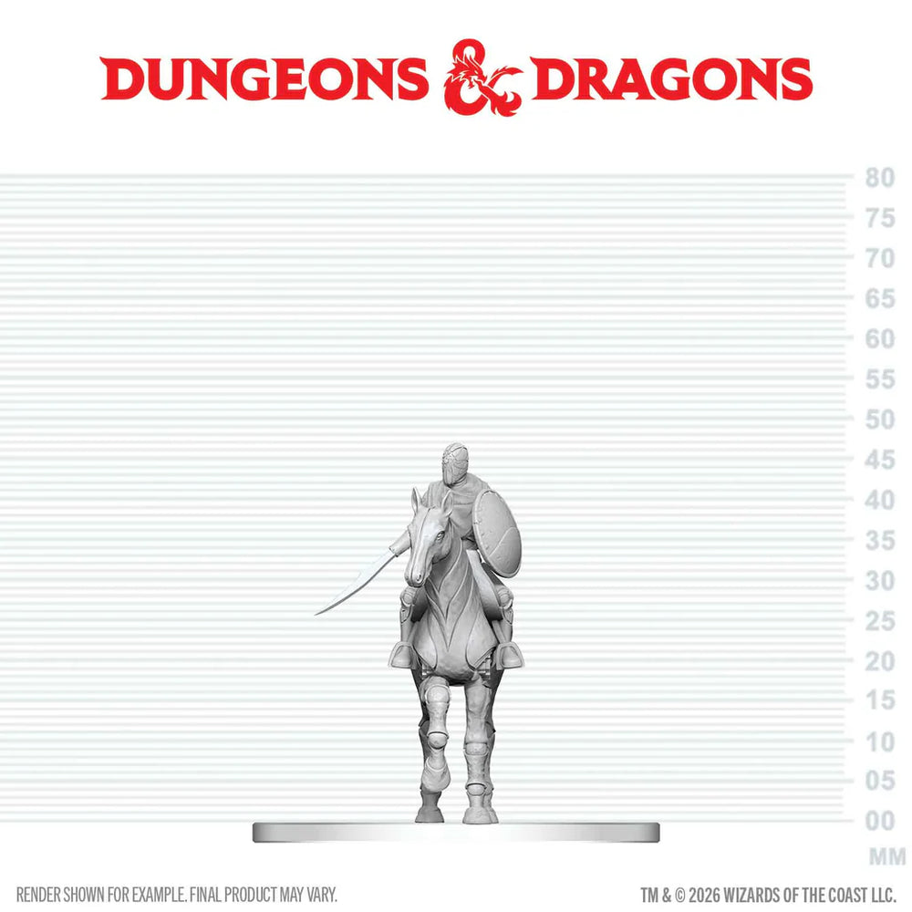 Mini Dungeons & Dragons Nolzur's Marvelous: Nimblewright Steed with Rider