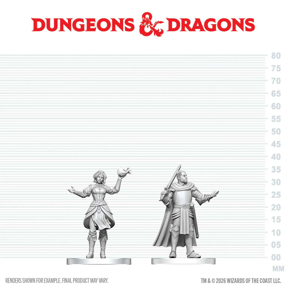 Mini Dungeons & Dragons Nolzur's Marvelous: Knight & Mage Apprentice