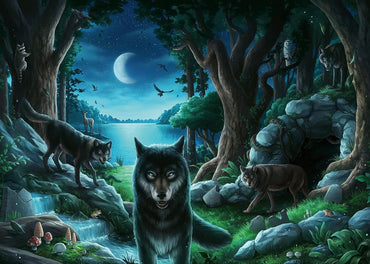 Puzzle Ravensburger: ESCAPE: The Curse of the Wolves