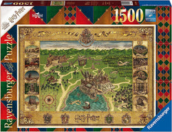 Puzzle Ravensburger: 1500 piece Harry Potter: Hogwarts Map