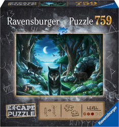 Puzzle Ravensburger: ESCAPE: The Curse of the Wolves