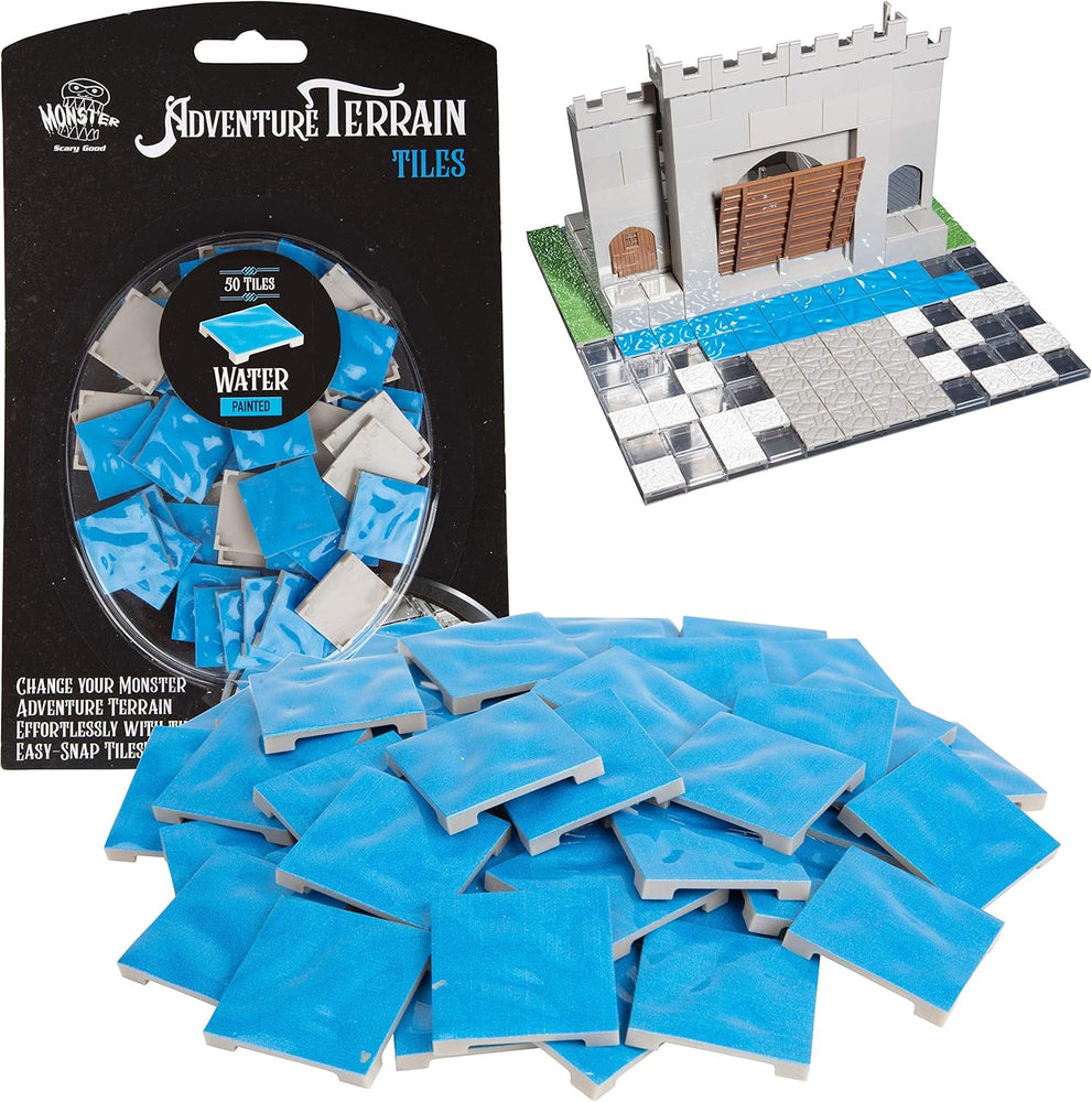 Terrain Monster Painted: Wavy Water Tiles (50pc)